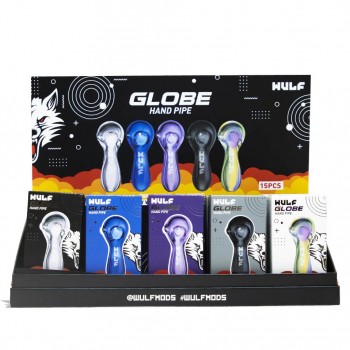 Wulf Mods Globe Hand Pipe Display Box 15CT Wulf Mods Globe Hand Pipe Display Box 15CT
