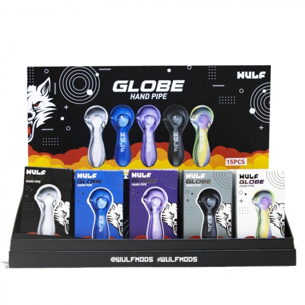 Wulf Mods Globe Hand Pipe Display Box 15CT