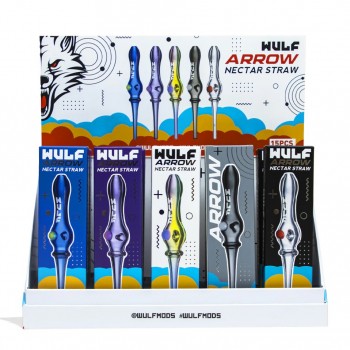 Wulf Mods Arrow Nectar Straw Display Box 15CT Wulf Mods Arrow Nectar Straw Display Box 15CT