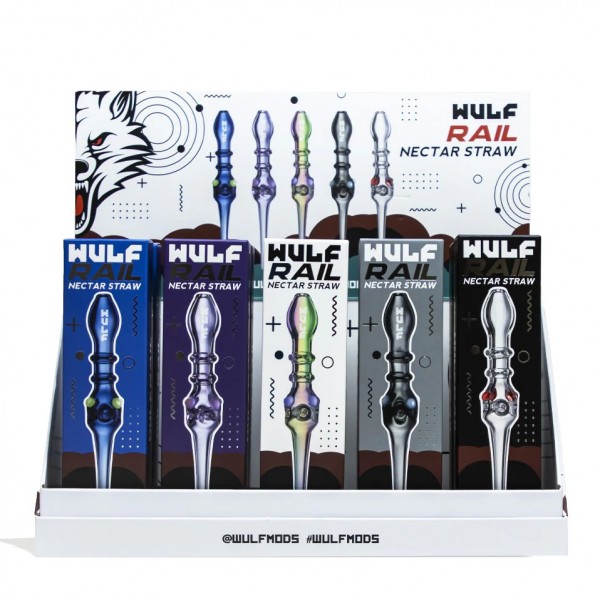 Wulf Mods Rail Nectar Straw Display Box 15CT