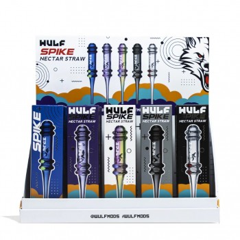Wulf Mods Spike Nectar Straw Display Box 15CT Wulf Mods Spike Nectar Straw Display Box 15CT