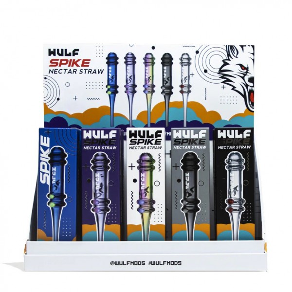 Wulf Mods Spike Nectar Straw Display Box 15CT