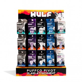 Wulf Mods Puffco Pivot Top Countertop Display 45pc Wulf Mods Puffco Pivot Top Countertop Display 45pc