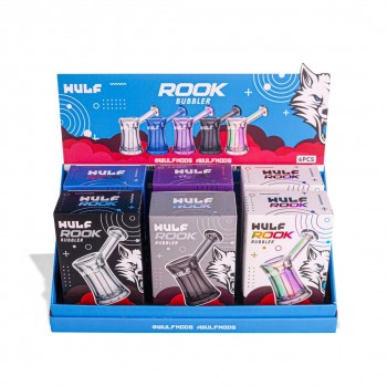 Wulf Mods Rook Bubbler Pipe Display Box 6CT Wulf Mods Rook Bubbler Pipe Display Box 6CT