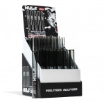 Wulf Smoked Glass Full Throttle Nectar Straw Display Box 25CT