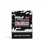 Wulf Smoked Glass Full Throttle Nectar Straw Display Box 25CT