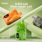 Yovo JB8000 Smart Disposable 5% (Display Box of 5) (Master Case of 200)